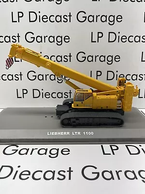 DIECAST MODEL Liebherr LTR 1100 Crane W/ Movable Parts Rubber Tracks 1/72 Scale • $29.99