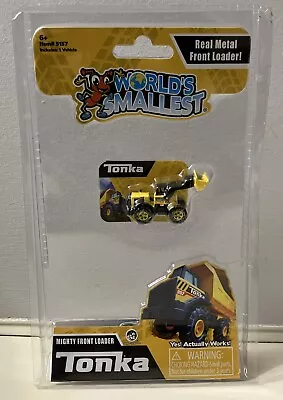 World's Smallest TONKA FRONT LOADER Mini Mighty Truck Dollhouse Miniature Micro • $18.46