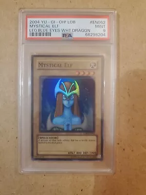 2004 Yu-gi-oh Lob Mystical Elf PSA 9 • $50