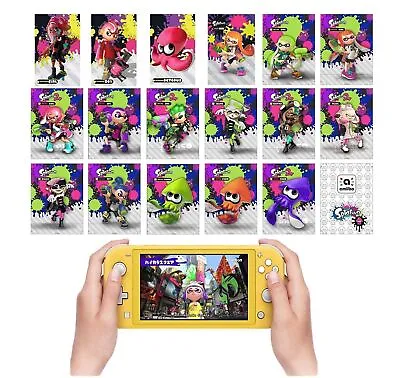 $20.99 • Buy 17 Pcs/set PVC NFC Tag Game Cards Splatoon 2 And 3 Octoling Octopus For Switch