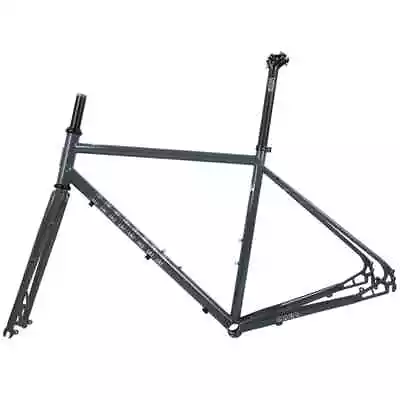 Road Bike Disc Brake Steel Frame Flat Handle Curved Handle Gravel Off-Road Frame • $564.98