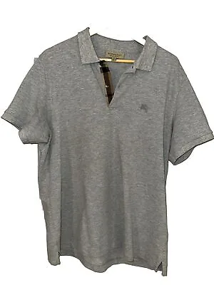 Burberry London Size XXL Polo Shirt For Men - Grey 2XL • $75