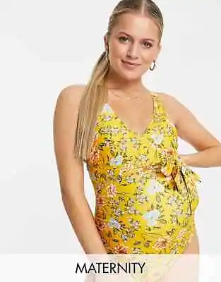 Figleaves Briony Maternity Non Wired Wrap Tie Swimsuit 755312 • $21.15