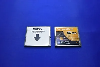 Micros/ Wintec Compact Flash 64mb  Cf Card 700504-097 Personality Card Ws-4 • $9.95