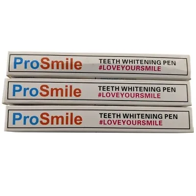 $14.99 • Buy 3 X ProSmile Teeth Whitening Pen