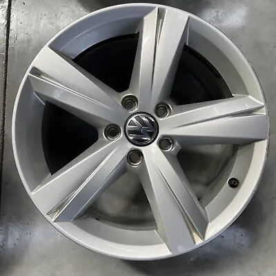 2012-2015 Volkswagen Passat Wheel 17x7 Rim 5 Spoke Silver 561601025A OEM 🔥 #B5 • $149.99