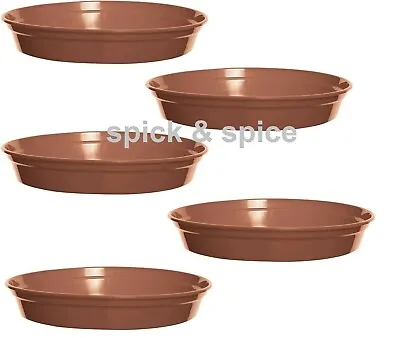 £2.99 • Buy  Round Small, Large Plastic Plant Pot  Water Tray Base Saucer For 3  4  5  6 