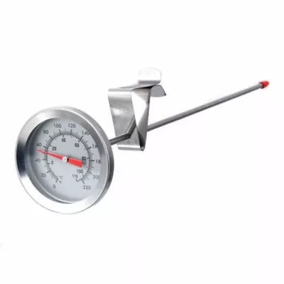 Homebrew Kettle Thermometer Brewing Mash Tun Brew With Probe Stainless Steel • £12.02