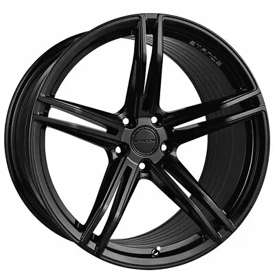 $1499 • Buy 4ea 19  Stance Wheels SF08 Gloss Black Rims (S5)
