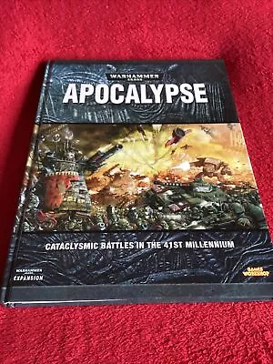 Warhammer 40000 Apocalypse Rulebook (hardback 2007 Games Workshop 40k) • £11.99