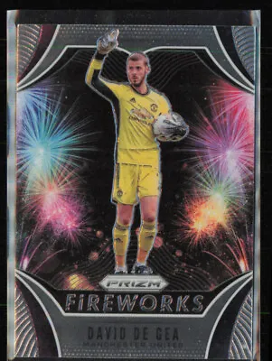 2020-21 Panini Prizm Premier League David De Gea Fireworks Manchester United #21 • £2.25