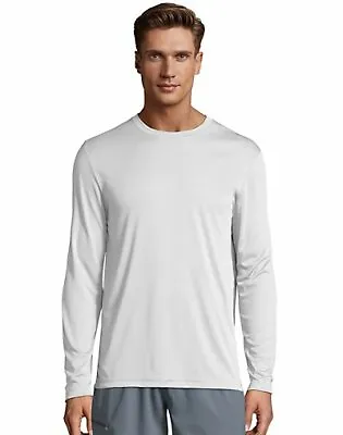 Hanes Men's Long Sleeve T-Shirt Men Cool DRI Performance Athletic Wicking XS-3XL • $13