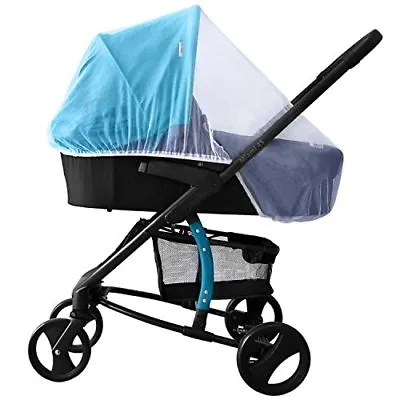 NEW White Mosquito Net Mesh Cover For Baby Child Bassinet Strollers Eddie Bauer • $11.95