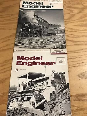 Model Engineer Magazine Lot Of 2 From 1966 - Nov. 18/Dec. 16 • $10