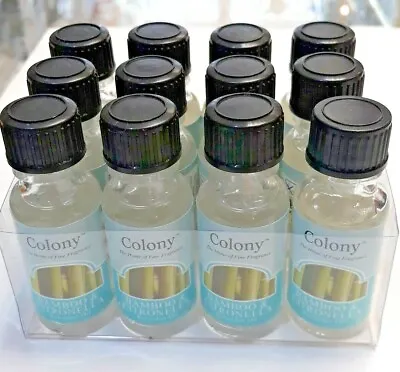 Joblot 12 X Colony Refresher Oils/Fragrance Oils Bamboo & Citronella 15ml Large • £12