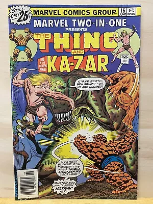 Marvel Two-In-One 16 (1974) Marvel Comics Ka-Zar Appearance • $4.95