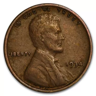 1934 P - Lincoln Wheat Penny - G/VG • $1.85