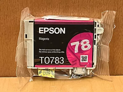 GENUINE Epson 78 T0783 Magenta Ink For Stylus R280 R380 RX580 RX595 NEW • $10