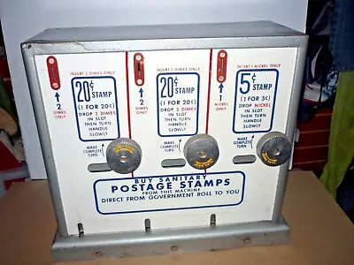 Vintage Us Postage Stamp Counter Top Vending Machine - Display Movie Prop • $275