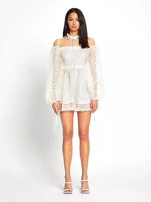 Bnwt Alice Mccall Creme Moonstruck Playsuit - Size 8 Au/4 Us (rrp $395) • $120