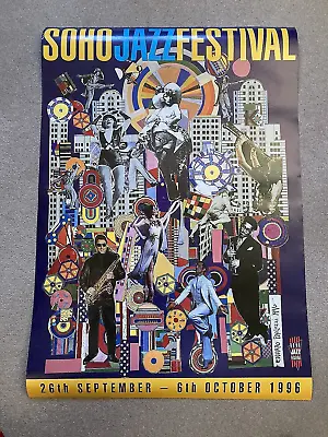 Eduardo Paolozzi Soho Jazz Festival Poster 1996 • £195