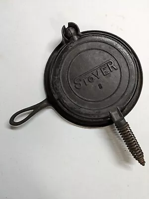 Vintage Cast Iron Stover 8 Waffle Iron • $33