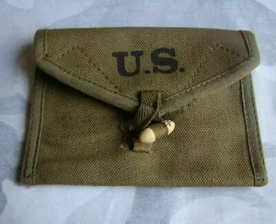 Ww2 Us Army Usmc First Aid 1943 Canvas Ammo Pouch Military  • $8.99