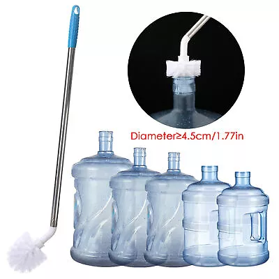 5 Gallon Water Bottle Cleaning Brush Nylon Bristles & Stainless Steel Handle • $10.36