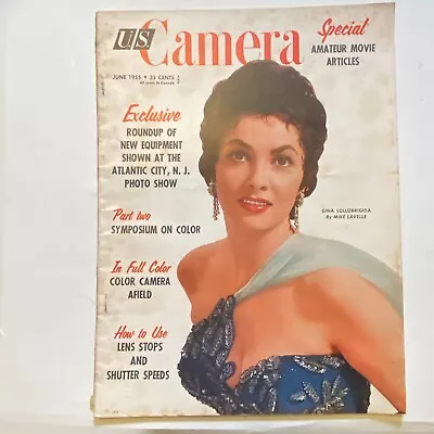 1955 US Camera Magazine Pinup Girls Model Vintage Hollywood • $22.99