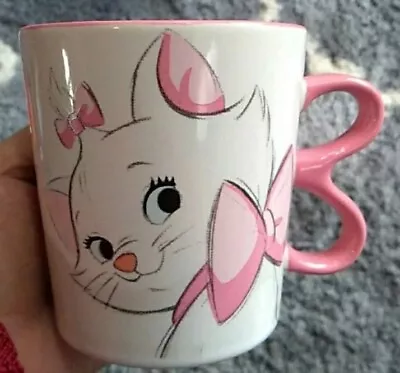 DISNEY Aristocats Marie Cat Sculpted Handle 18oz Ceramic Mug Coffee Tea NWOT G4 • $23.57