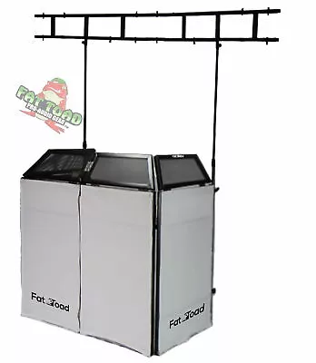 $360 • Buy DJ Booth Table Lighting Truss Stand System - Foldable Panel Stage Platform Scrim