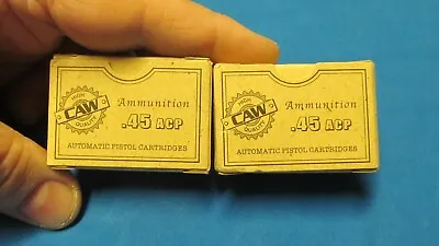 (16) NOS Mint Brass .45acp CAW Cartridges Model Gun MGC HUDSON MARUSHIN TANAKA • $160