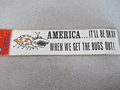 Original VINTAGE 70's BUMPER STICKERS  AMERICA • $6