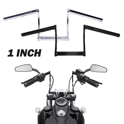 $55.99 • Buy 1'' Drag Z Bar Handlebar For Yamaha V-Star XVS 650 1100 950 1300 Classic Custom