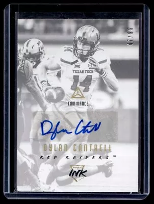 2018 Panini Luminance Rookie Ink Gold Dylan Cantrell Auto /99 #RI-DCA • $0.99