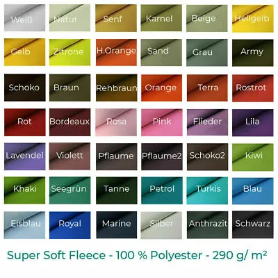 Super Soft Fleece SOFTI - Fine Soft Micro Fleece - 0.25m Step By Meter • £2.15