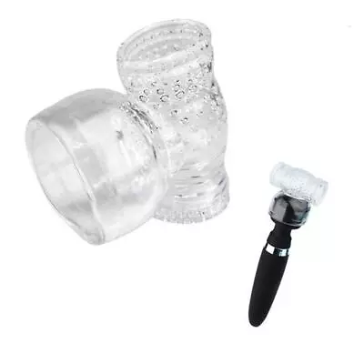 Clear Silicone Male Humming Bird Attachment For Hitachi Wand Massager Ac • £6.07