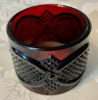  Ruby Red Avon 1876 Cape Cod Collection Napkin Ring 1 3/8  • $9.99