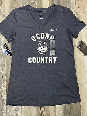 $14.99 • Buy New Nike UCONN Huskies Women’s V-Neck T-Shirt UCONN Country Sz EXTRA SMALL