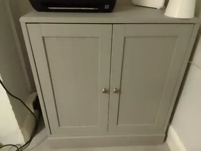 IKEA Grey Cabinet With Plinth Grey 81x47x89 Cm • £40