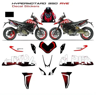 $306.55 • Buy Stickers Kit Replica Rve - Ducati Hypermotard 950