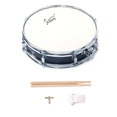 New Glarry Snare Drum Black Percussion Poplar 13x3.5 Inch • $33.99
