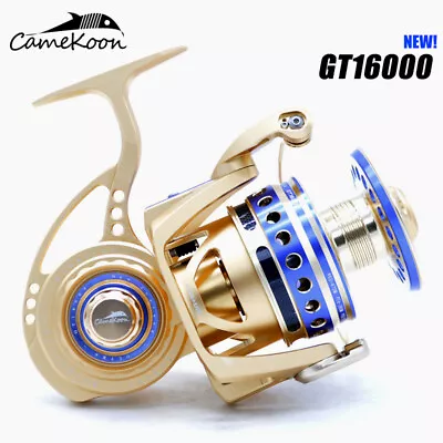 CAMEKOON Fully Sealed Saltwater Spinning Reel Bluefish Marlin Tournament Fishing • $399.70