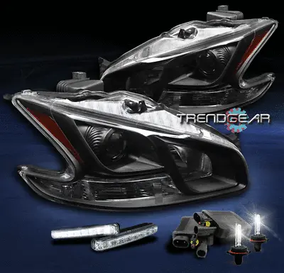 Projector Black Head Light Lamp W/6k Xenon Hid+drl For 2009-2012 Maxima S Sv • $266.95