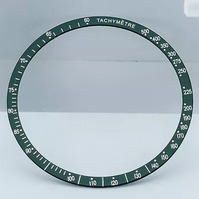 38.5mm Aluminum Alloy Green Ring+White Font Watch Bezel For Omega Speedmaster • $20.49