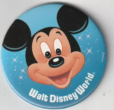 Walt Disney World 1980's Mickey Mouse Pin Back Button  ***Free Shipping*** • $8.10