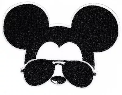 Mickey Mouse Patch Sunglasses Embroidered Iron On Applique 2.50  X 3.00  • $6.64
