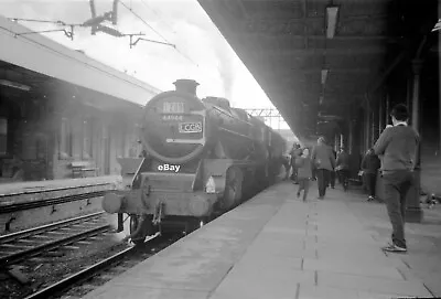 Railway Steam Negative Black 5 44944 Nuneaton 26/2/67 LCGB Railtour + Copyright • $5.86