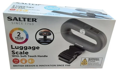 £16.95 • Buy ✅ Salter Digital Luggage Scale Max Weight 40kg LCD Display Compact Lightweight ✅