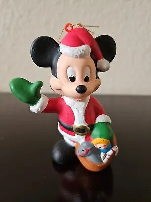 Vintage Plastic Mickey Mouse Christmas Ornament • $8